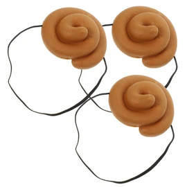 BESPORTBLE 3Pcs Poop Hat for Party Funny Beanie Headgear for Carnival Cosplay and Prank Activities Lightweight Novelty Hats for Celebrations and Events