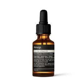 Aesop Aceite Shine para cabello y barba, rico en humedad, sin silicona, para barbas y cabello completos, suaviza la textura gruesa, sin acumulación de grasa, aroma cítrico terroso, 0.8 onzas líquidas