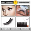 SQYlashes Fluffy False Eyelashes Cat Eye Wispy 3D Faux Mink