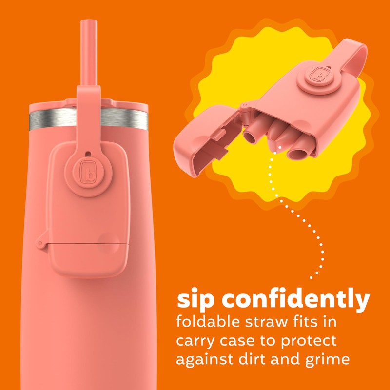 Bubba 24 oz Radiant Tumbler With Case, Rubberized Coral