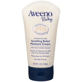 Aveeno Baby Soothing Relief Moisture Cream, 150ml (Pack of 3)