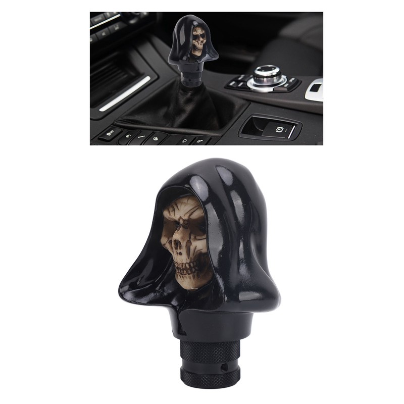 Skull Shift Knob Universal Resin Skeleton Head Gear Shift Knobs