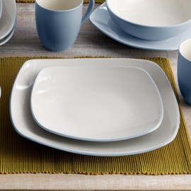 Noritake Colorwave Ice 16-Piece Set - Square, Service for 4 in Blue/Ice