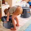 Suzile 4 Pcs Hat Boxes Oversized Round Cowboy Hat Storage