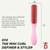 Denman D14 5 Row Mini Styler Pink Crush Brush