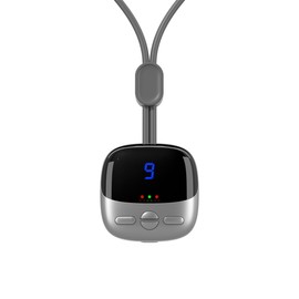 Tiardey Neck Massager With Heat Portable Neck Shoulder Massager Deep Tissue Pendant Double Pulse Tech Massager for Shoulders Neck and Arms