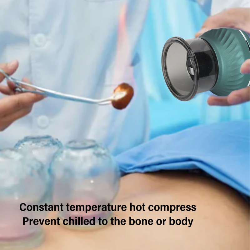 Electric Cupping Device Smart Heating Cupping Massager 12 Gears Acupoint