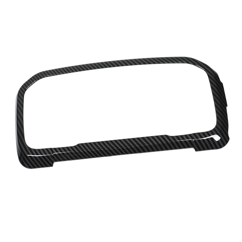 Dashboard Panel Decorative Trim Carbon Fiber Look Easy Clean Replacement