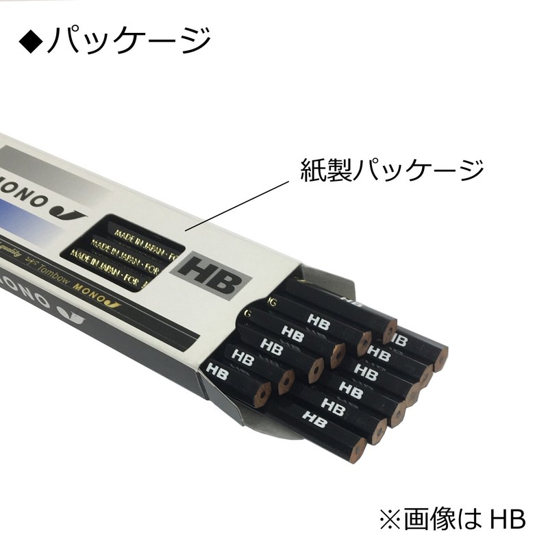 トンボ鉛筆 鉛筆 3B MONO J (超微粒子芯採用) 1ダース MONO-J3B