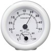 CR-103W with Kureseru thermo-hygrometer white stand