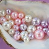 uxcell 800Pcs Faux Pearl for Crafting, 3-8mm No Hole ABS