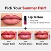 MILKTOUCH Black Peel Off Lip Tattoo - Long-Lasting Matte Lip,