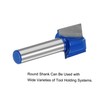 sourcing map 17mm Dia 8mm Shank Bottom Cleaning Router Bit,