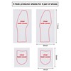 8 Pieces Clear Sole Anti Slip Protector Self-Stick Pads Shoe