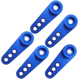 Vgoohobby 5PCS Metal 25T Servo Arms 25 Teeth Servo Horn Steering Arm Compatible with Savox Power HD HSP Servos Motor Wltoys Himoto Redcat 1/8 1/10 RC Car