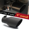 LCGP 2.5 Inch Inlet Exhaust Tip, 2.5" x 4" x