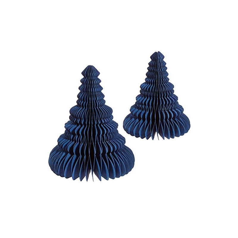 Sass & Belle Blue Honeycomb Tree Standing Decoration - Set