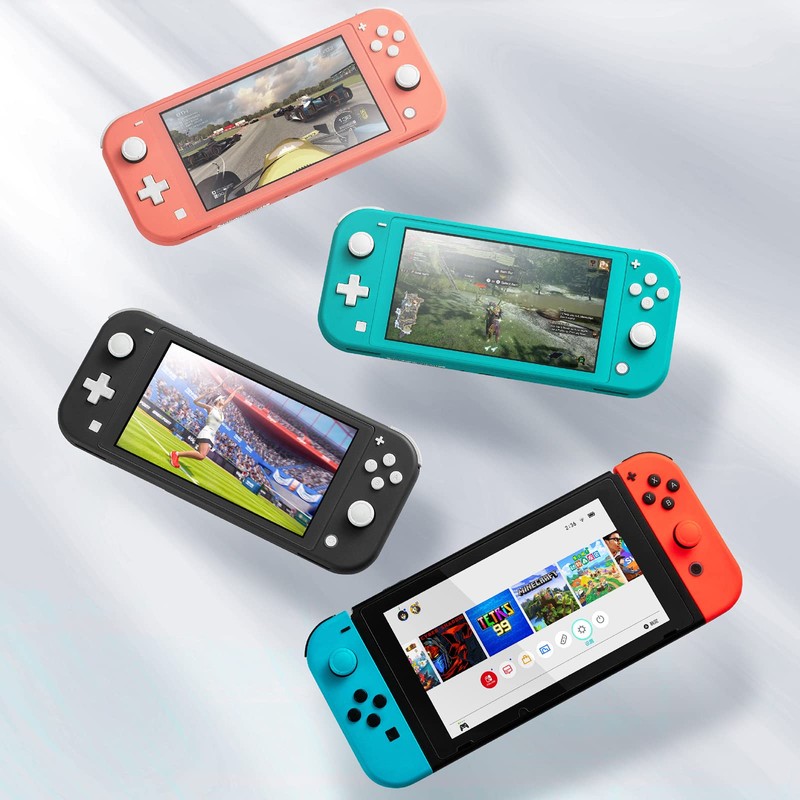 AKNES GuliKit Hall Joystick JoyCon Replacement Cap, 6 Pieces Thumb