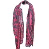 Large Soft Fashionable Fragmented Tortured Angry Skulls Ladies Long Scarf,