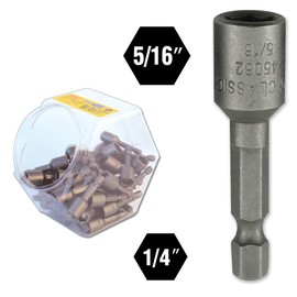 IVY Classic 45082 5/16" x 1-7/8" Magnetic Nut Setter, Impact Plus, 50-Pack