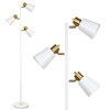Tree Floor Lamp for Living Room, Industrial 3-Light Standing Lamp