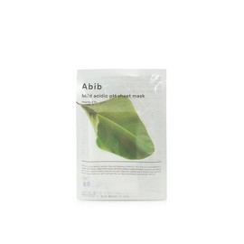 Abib Mildly Acidic pH Sheet Mask Houttuynia Cordata Fit 1 Sheet 1 Pack / 아비브 약산성 pH 시트 마스크 어성초 핏 1매 1개
