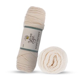 Yarn Bee Medium Yarn for Crocheting & Knitting – Soft Yarn Skein – 300 Yards of 100% Acrylic Yarn for Crocheting Blankets, Hats, & More – DIY Handcrafting Accessories