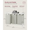 VASAGLE Laundry Hamper, Laundry Basket, Laundry Sorter with 3 Pull-Out