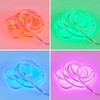 Reality Leuchten R65583100 LED Strip Neon Plastic White with 14