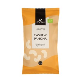FOODIN Cashewnüsse Bio, 2x500g ganze Cashewnüsse, gute Quelle für Eiweiß & ungesättigte Fette, 100% aus biologischem Anbau, glutenfreier und veganer Snack, (2x500g)