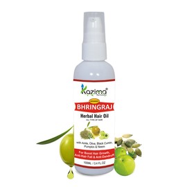 KAZIMA Bhringraj (Bhringha) Herbal Hair Oil for Hair Growth & Anti-Hair Fall, 100 ml