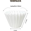 100Pcs Filter for Kalita Wave 185, 2-5 Cups,Disposable Coffee Filter