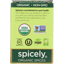 Spicely Organic Seasoning Chinese Five Spice 0.40 Ounce ecoBox Certified Gluten Free