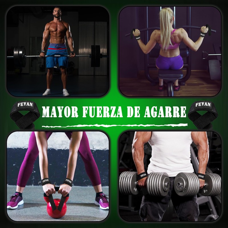FEVAN Gym Straps, Weightlifting, Powerlifting, Gym, Dead Weight - Lifting
