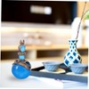 Kichvoe Resin Decorative Potion Bottle Figurine Shiny Mermaid Design for