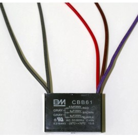 BM FAN CAPACITOR CBB61 4.5uf+6uf+6uf 5WIRE Our lowest Price