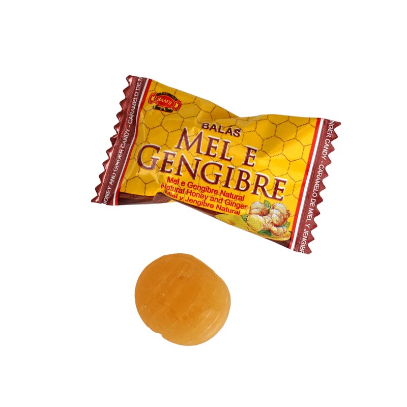 Honey and Ginger Hard Candy, 2 Pound Bulk Bag, Individually