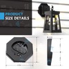 Siding Mounting Block, Siding Mounting Kit with Built-in Electrical Box,