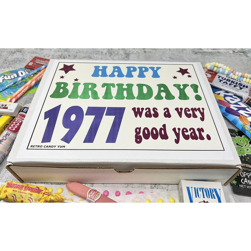 RETRO CANDY YUM ~1977 48th Birthday Gift Box Classic Nostalgic