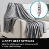 Brookstone Oversized Electric Heated Throw - Heated Blankets - 4