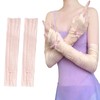 Doyime Women's Gloves, Arm Cover, Long Gloves, Thin, Fingerless, UV