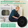 WH03X32097 Washer Transmission Pulley and Nut Replacement for GE Hotpoint