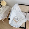 Formemory Lace Tablecloth Floral Pattern Wedding Party Scandinavian Style Embroidery