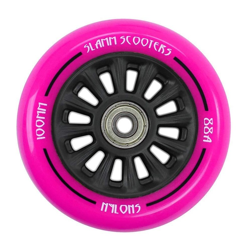 Slamm Pro Scooter Nylon Core Wheel And Bearings - Green