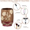 Popular Bath Ombre Rose Design Tumbler, Burgundy