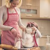 Dewocke High-quality 10 cm stainless steel kitchen strainer with wooden