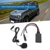 Bluetooth 5.0 AUX Cable Adapter with Microphone Handsfree Replacement for