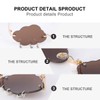 Valiclud Women Sunglasses Without Frame Cloud Shape Charm Pendant Sunglasses