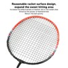 2 Player Badminton Racket Set Ferroalloy Integrated for Beginner Amateur