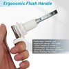 Zinc Alloy Toilet Cistern Handle, Metal Toilet Flush Handle Replacement,